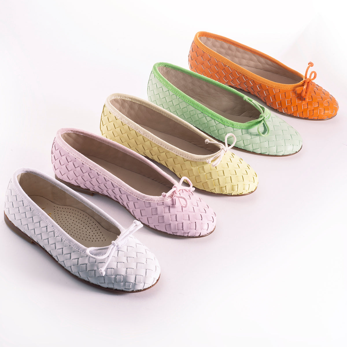 Gallucci Girls' Ballerinas shoes | Soft Sacchetto Construction | Made in Italy