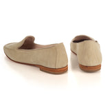 Loafer in Beige Suede Leather