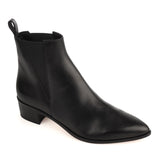 Ankle Boots in Black Calfskin Leather