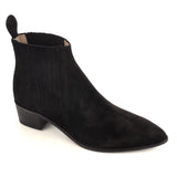 Ankle Boots in Black Suede Leather