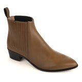 Ankle Boots in Mud Calfskin Leather