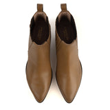 Ankle Boots in Mud Calfskin Leather