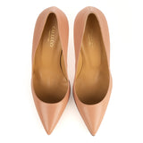 Stiletto Pumps in Pink Calfskin Leather