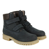 Outdoor Boots in Dark Blue Nabuk