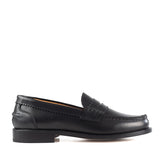 Loafers in Black Polished Leather