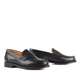 Loafers in Black Polished Leather