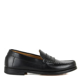 Loafers in Black Polished Calfskin Leather
