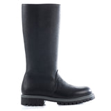 Boots in black elk effect leather