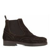 Chelsea Boots in Brown Suede Leather