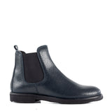Chelsea boots in blue elk leather