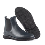 Chelsea boots in blue elk leather