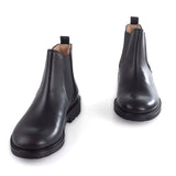 Chelsea Boot in Black Calfskin Leather