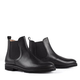 Chelsea boots in black calfskin leather