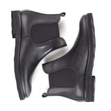 Chelsea boots in black calfskin leather