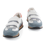 Multicolor Sneakers in Calfskin and Suede Leather