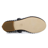 Ballerinas in Black Suede and Swarovski