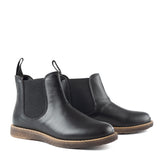 Chelsea Boots in Black Calfskin Leather