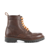 Boots in Brown Buffalo Leather