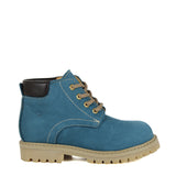 First-steps Outdoor Boots in Blue Nabuk