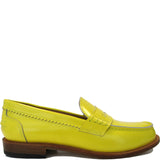 Loafers in Yellow Polished Leather
