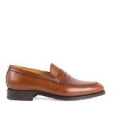 703 Enzo Penny Loafer Calfskin Leather Cognac