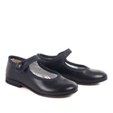 Ballerinas in Blue Nappa Leather