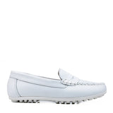 Penny Loafers in White Calfleather