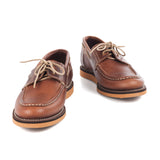 Light Brown Leather Goodyear Welted Boat Shoes