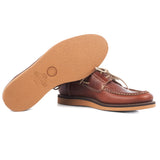 Light Brown Leather Goodyear Welted Boat Shoes