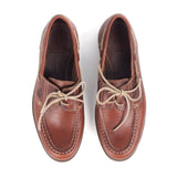 Light Brown Leather Goodyear Welted Boat Shoes