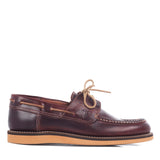Men's Burgundy Leather Boat Shoes – Goodyear Welted
