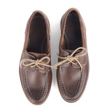 Walnut Leather Boat Shoes, Goodyear Welted
