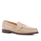 Women Moccasins in sand suede Leather