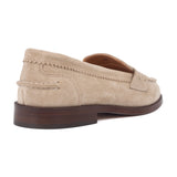 Women Moccasins in sand suede Leather