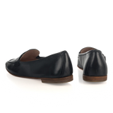 Penny Loafer in Black Calfskin Leather