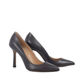 Décolleté stiletto heels dark grey