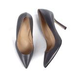 Décolleté stiletto heels dark grey