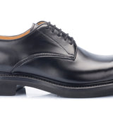 911 Alberto Derby Calfskin Leather Black Rubber