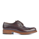 1161 Ettore Derby Brogue Calfskin Leather Brown