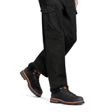 Men's Black Suede Lace-Up Boots with Shearling Collar