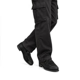Men's Black Suede Goodyear Welted Tassel Loafers with Hand-Waxed Details