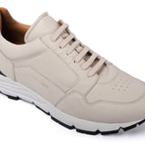 Running Sneakers 44 Milk Genuine Deer Leather