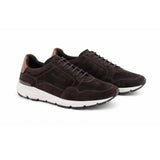 Men's Suede Sneakers with Trim Italian Crafted Gallucci
