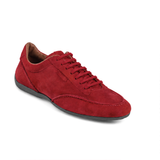 Gallucci Men's Red Suede Driving Sneakers