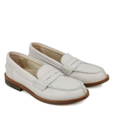 Moccasins for kids | calfskin leather | white