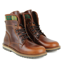 Load image into Gallery viewer, Laced up Boots in orange leather
