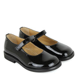 Ballerina in Black Patent Leather