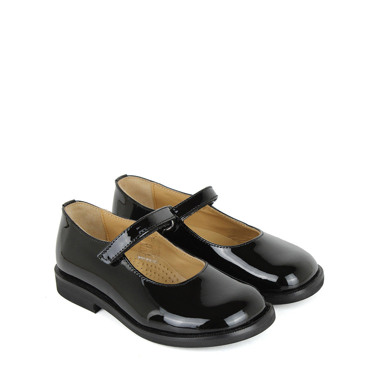 Ballerina in Black Patent Leather