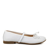 Ballerina in White Calfskin Leather