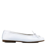 Ballerina in White Calfskin Leather